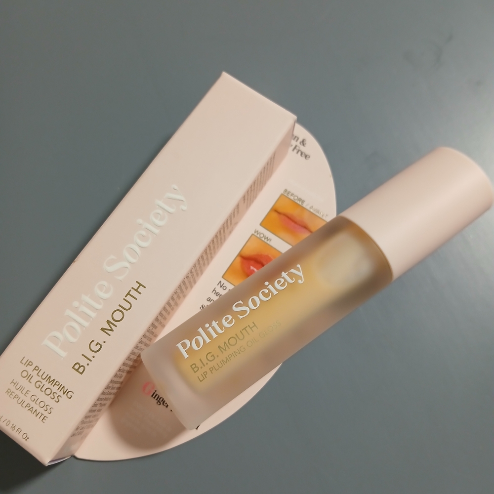 B.I.G. Mouth Lip Plumping Oil Gloss - Nude